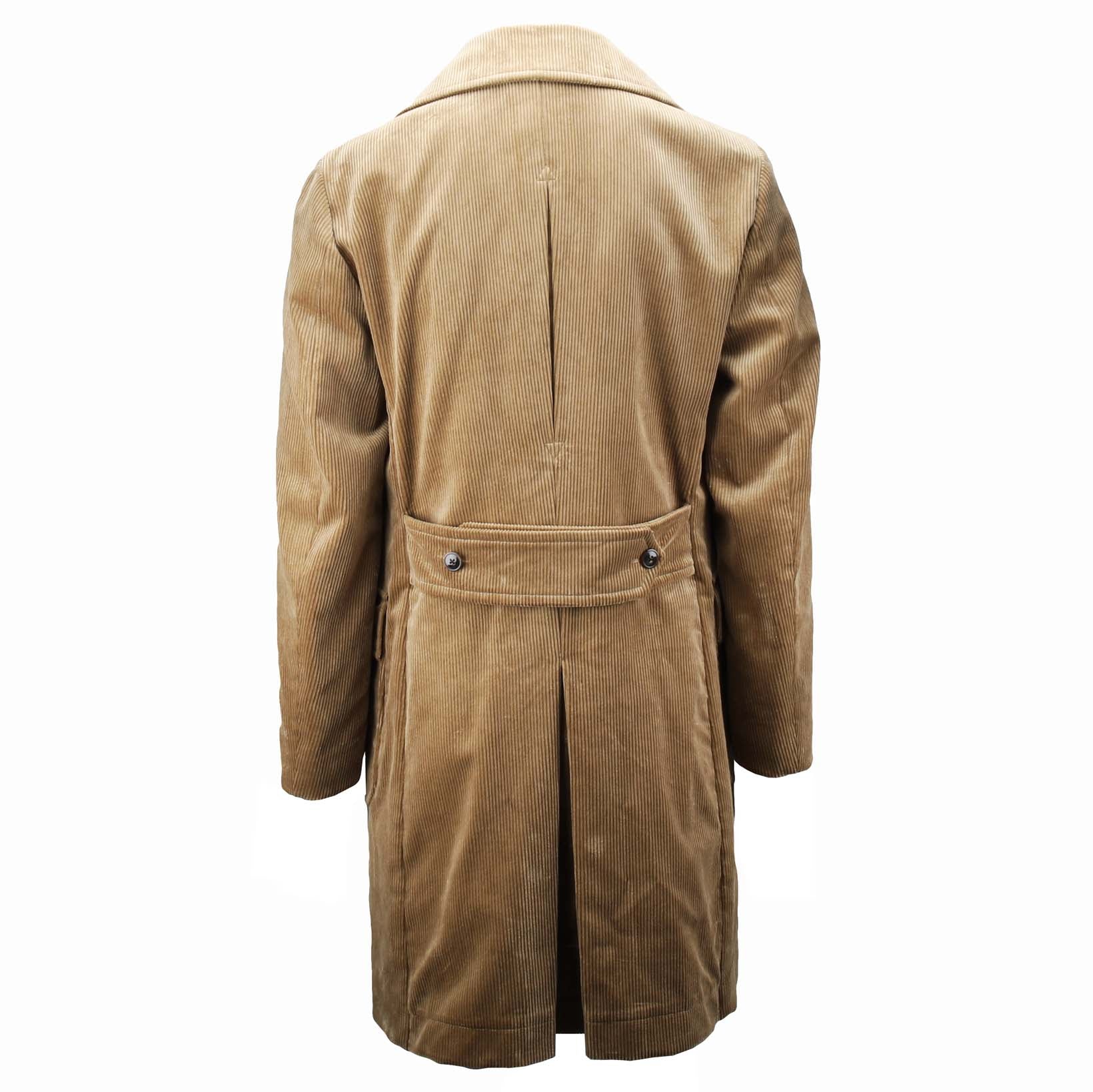 Double Breasted Corduroy Coat-Conrad Hasselbach-Conrad Hasselbach Shoes & Garment