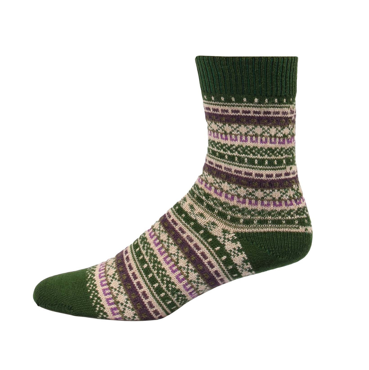 Lady Fairisle Sock-House of Cheviot-Conrad Hasselbach Shoes &amp; Garment