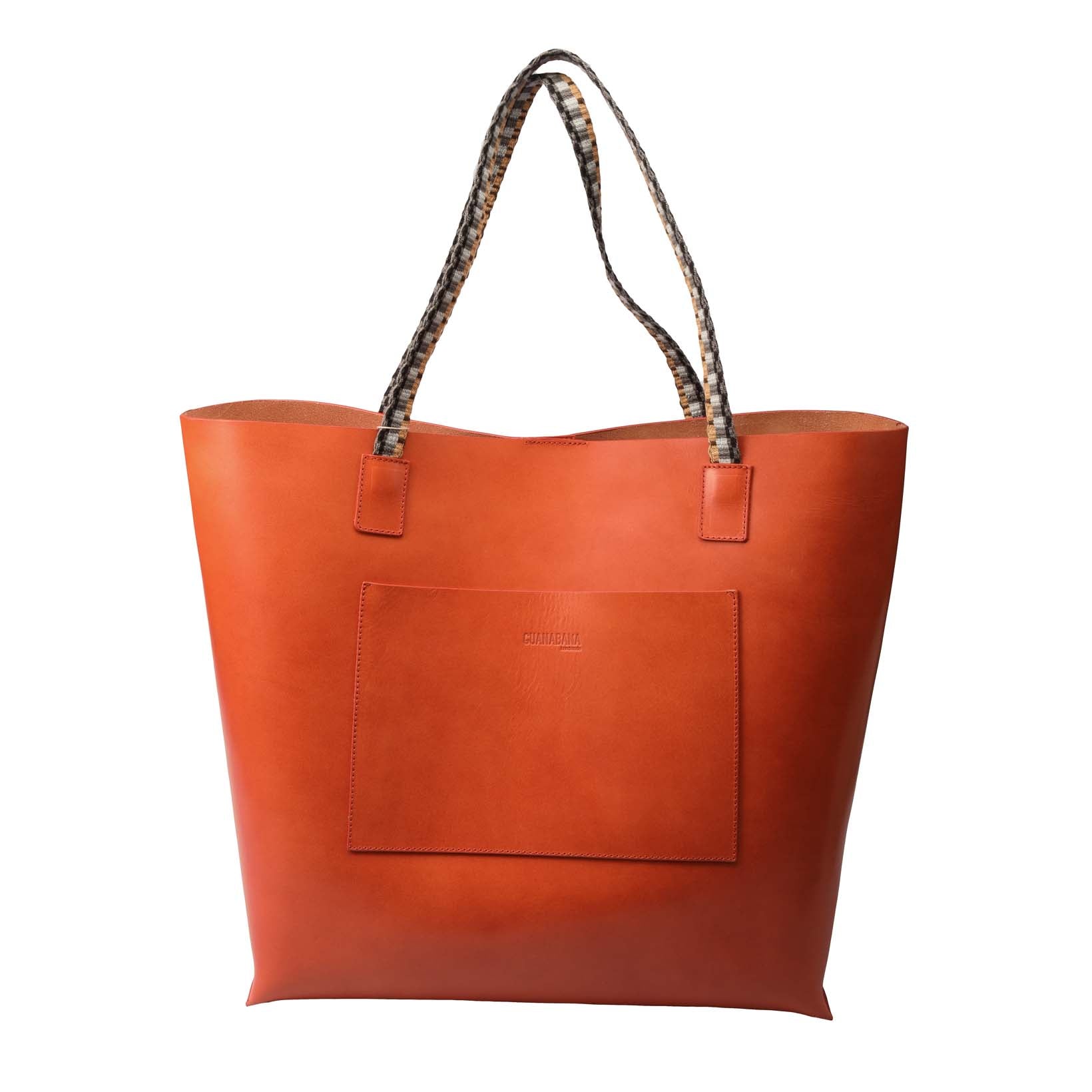 Leather Shopping Bag-Guanabana-Conrad Hasselbach Shoes & Garment