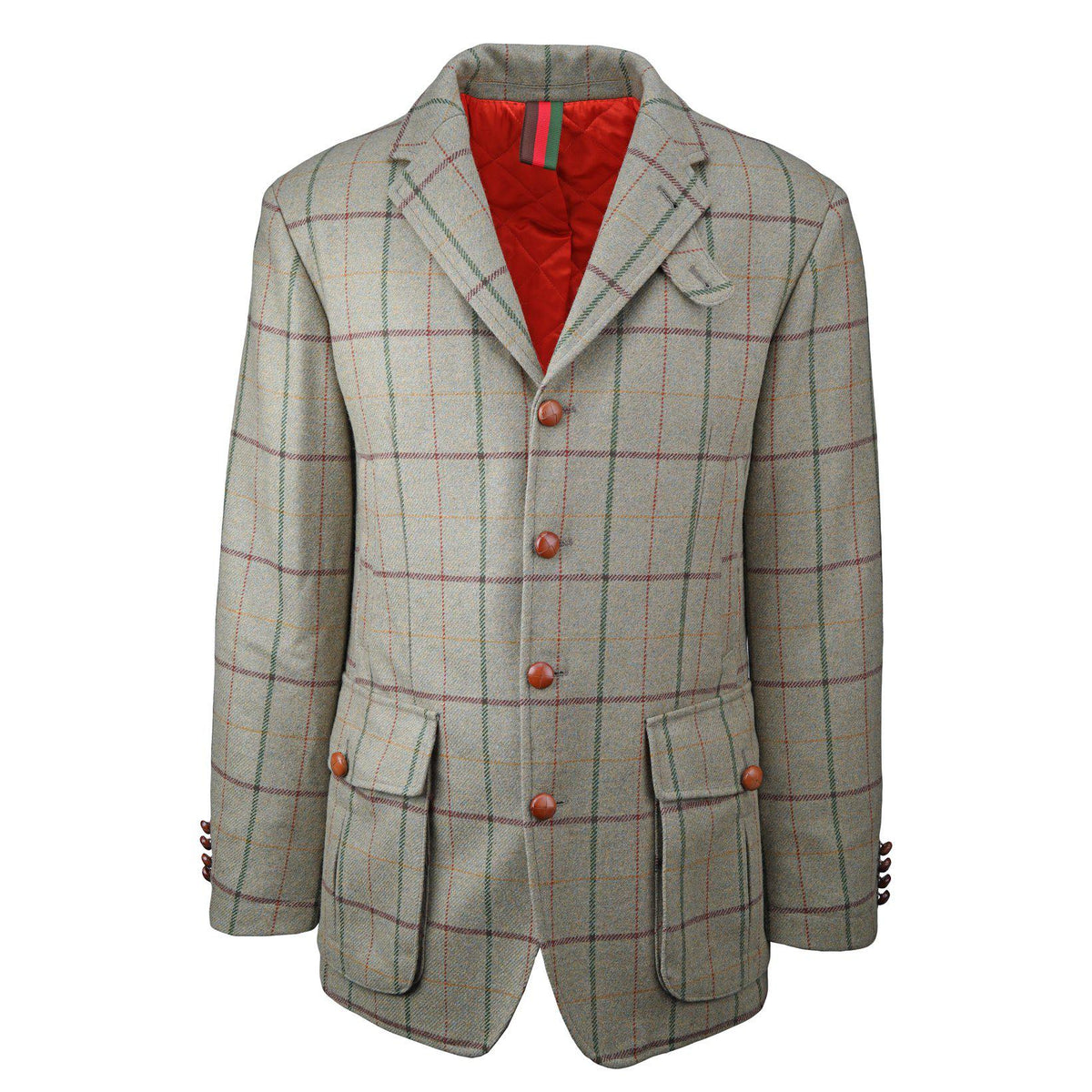 Jacket with over check-Sheppard &amp; Jones-Conrad Hasselbach Shoes &amp; Garment